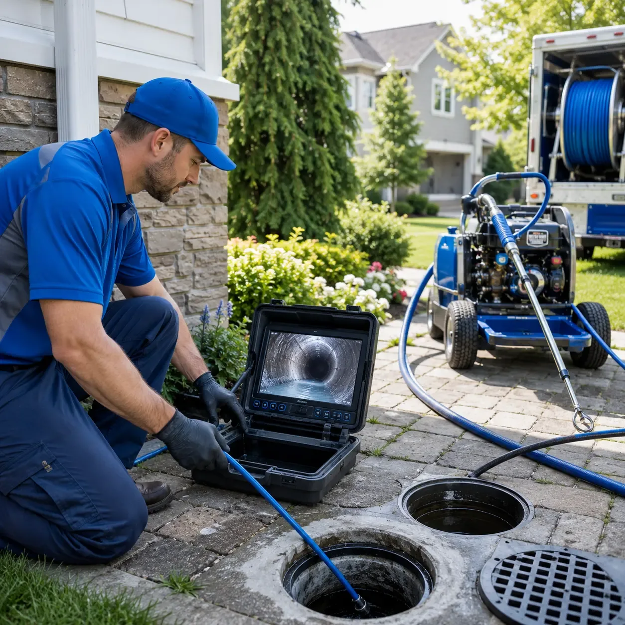 Outdoor drain cleaning professionals serving Umbarger, TX